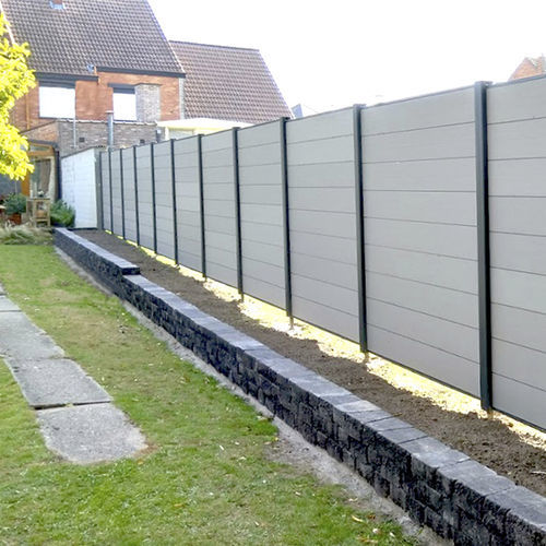 Platten-Zaun - TRADITIONAL - GRINWOOD WPC MATERIAL CO., LTD - Garten / Verbundholz / rechteckig