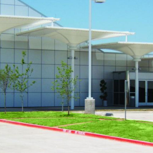 Membran-Architektur / PVC - DALLAS EXECUTIVE AIRPORT - FabriTec Structures - für Seiltragwerk / Dach / lichtdurchlässig