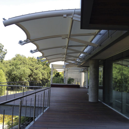 Membran-Architektur / PTFE - CIRRUS LOGIC - FabriTec Structures - für Seiltragwerk / für Markise
