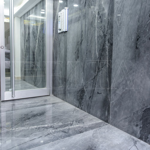 Marmorfliesen - DLT 439 BARDIGLIO - Delta Marble - poliert / für den Innenraum / bodenstehend