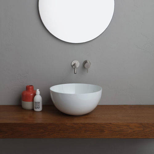 Aufsatzwaschbecken - 32180101 - Alice Ceramica - Keramik / rund / modern