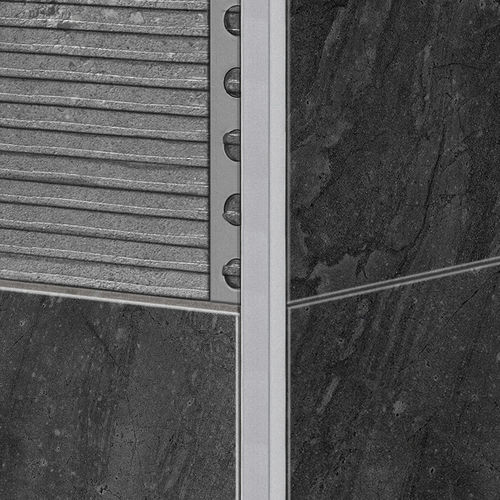 Aluminium-Abschlussprofil - 12X12 - ALUMACER® - für Fliesen / für Außeneckprofil / für Duschen