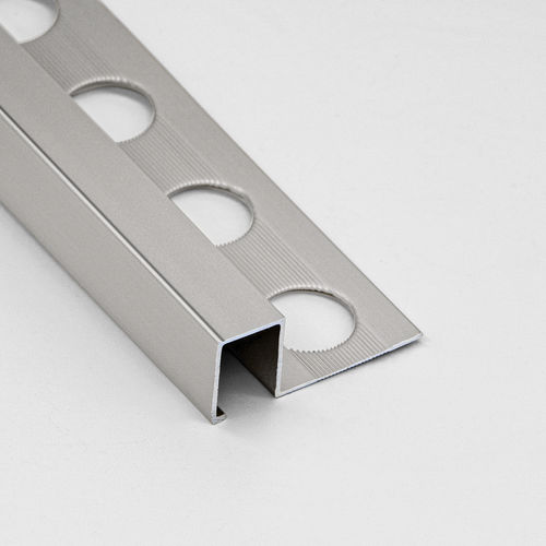 Aluminium-Dekoprofil - R12X10 - ALUMACER® - für Fliesen / für Außeneckprofil / quadratisch