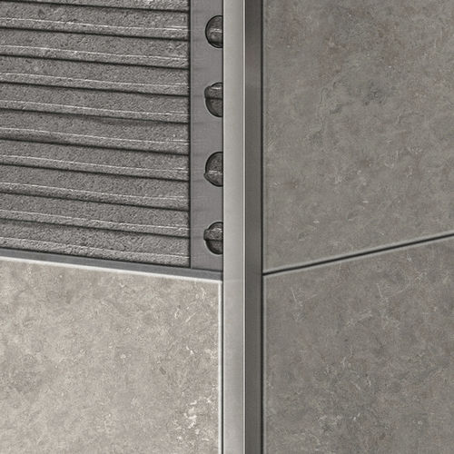 Aluminium-Abschlussprofil - R10X10 - ALUMACER® - für Fliesen / für Außeneckprofil / für Innenausbau