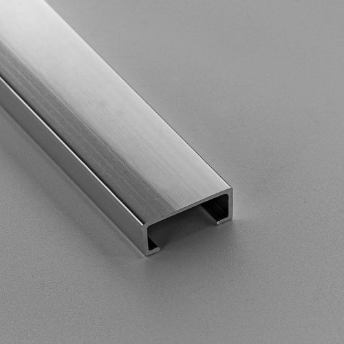 Aluminium-Dekoprofil - 8X20 - ALUMACER® - für Fliesen / quadratisch / U-förmig