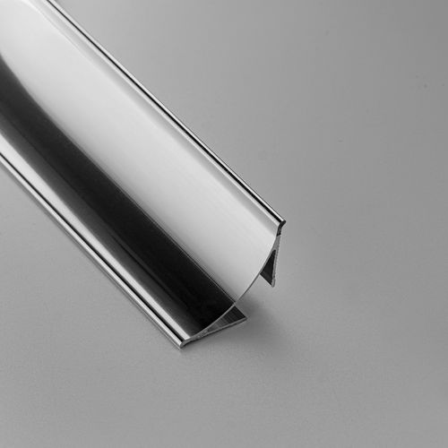 Metallabschlussprofil - 28X28 - ALUMACER® - für Inneneckprofil / Viertelrund / weiß