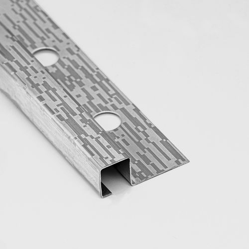 Edelstahl-Dekoprofil - 12X12 - ALUMACER® - für Fliesen / für Außeneckprofil / Eck