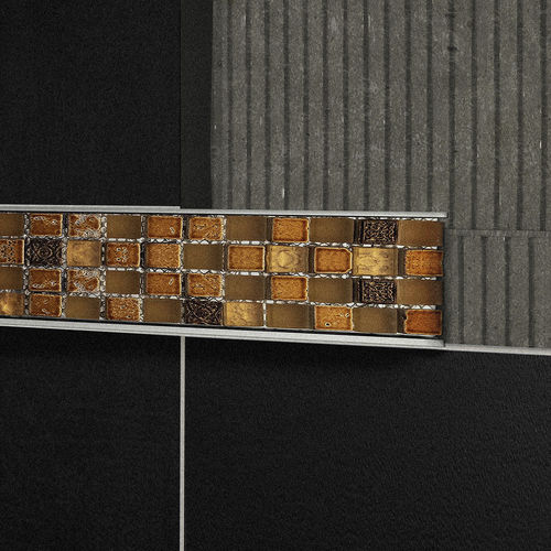 Aluminium-Dekoprofil - M72 - ALUMACER® - für Fliesen / U-förmig / Rechteck