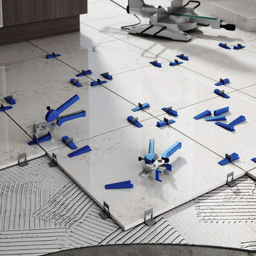PVC-Planiersystem - KIT - ALUMACER® - für Fliesen / montagefreundlich