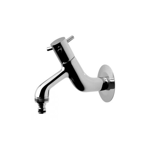 Wandmontierter Einhebelmischer - TRIBO - Bruma - verchromter Messing / für Außenbereich / 1-Loch