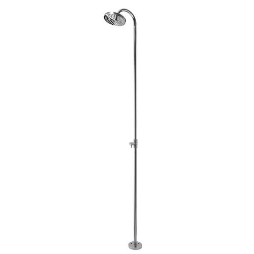 Edelstahl-Duschsäule - PL2 - Bruma - auf Fuß / modern / mit Schiene
