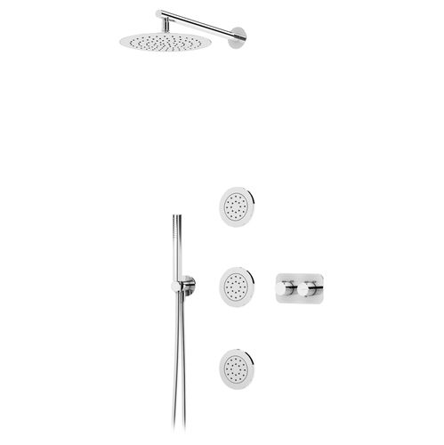 Einbau-Duschsystem - VENUS - Bruma - modern / mit Handbrause / Regenstrahl