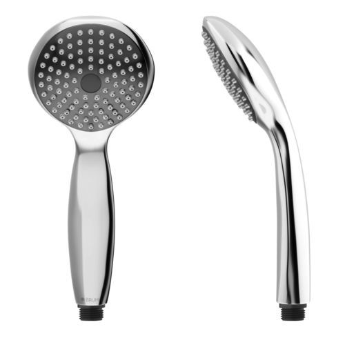 Runde Handdusche - OASIS - Bruma - ABS / modern / Chromoberfläche