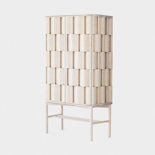 Sideboard mit hohen Beinen - W86 N - Ringvide - modern / Eiche / Birke
