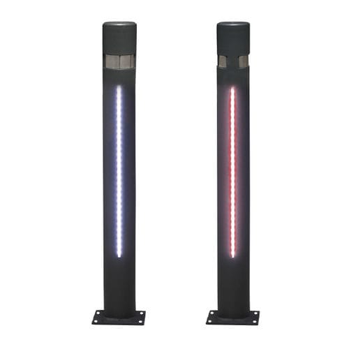 Sicherheits-Sperrpfosten - CITY LEDS - Ado urban - stationär / Eisen / beleuchtet