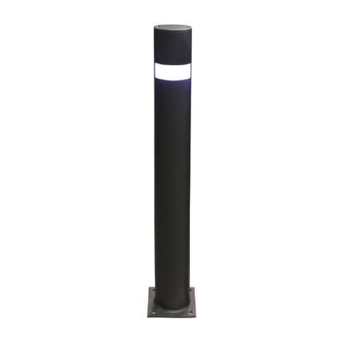 Moderner Leuchtpoller - CITY LED HEAD - Ado urban - Eisen / COR-TEN®-Stahl / LED