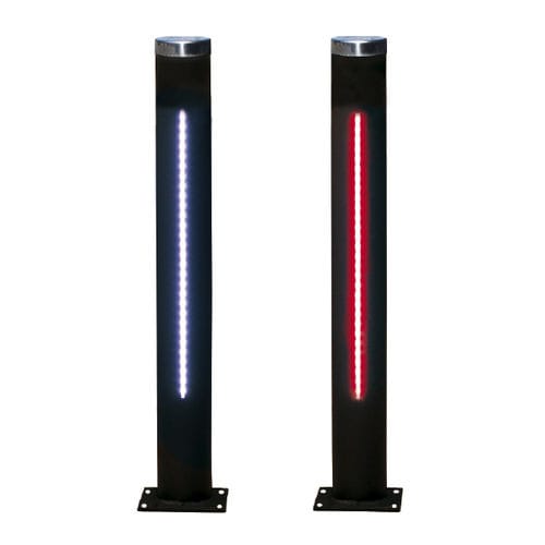 Sicherheits-Sperrpfosten - TAP LED - Ado urban - stationär / galvanisiertem Stahl / Edelstahl