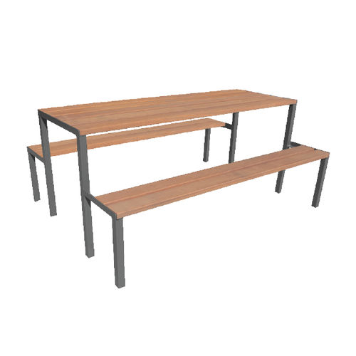 Moderne Tischgarnitur - GARDEN - Ado urban - Holz / Metall / für Kinder