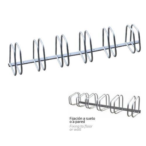 Bodenstehender Fahrradständer - NOR - Ado urban - originelles Design / für öffentliche Bereiche / Metall