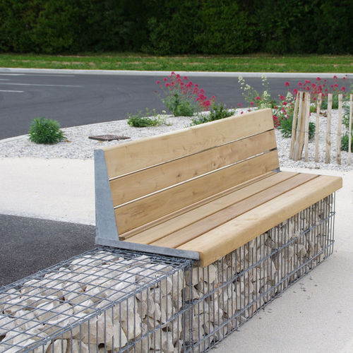 Gabione für Außenausbau - MOBILIER EVOL - ID GABION - L'AGENCE URBAINE