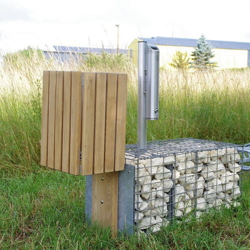 Park-Abfallbehälter - PANA - ID GABION - L'AGENCE URBAINE - System / bodenstehend / Metall