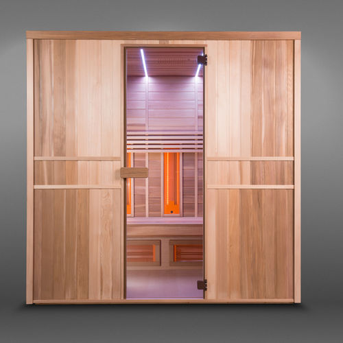 Infrarotsauna - INFRAWAVE COMBI - Alpha Wellness Sensations - für Privatgebrauch / für Gewerbegebrauch / Glas