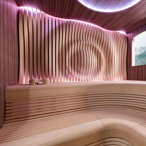 Holzdekorplatte - Alpha Wellness Sensations - für Innenausbau / 3D / Holzoptik