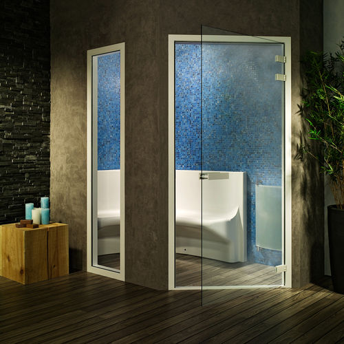 Sicherheitsglasscheibe - M1 - Cleopatra World of Wellness - für Fenster / für Tür / weiß