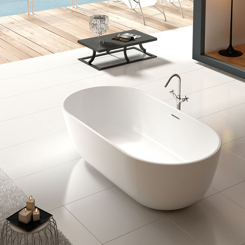 Ovale Badewanne - Cleopatra World of Wellness - freistehend / zur beruflichen Nutzung / Acryl