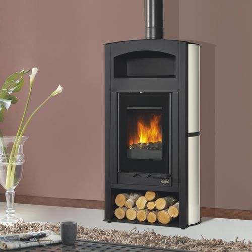 Holz-Kaminofen - SÉGUR - GODIN export - 5 kW...10 kW / modern / Stahl