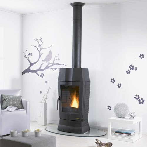 Holz-Kaminofen - GOLDEN - GODIN export - 11 kW / modern / Gusseisen
