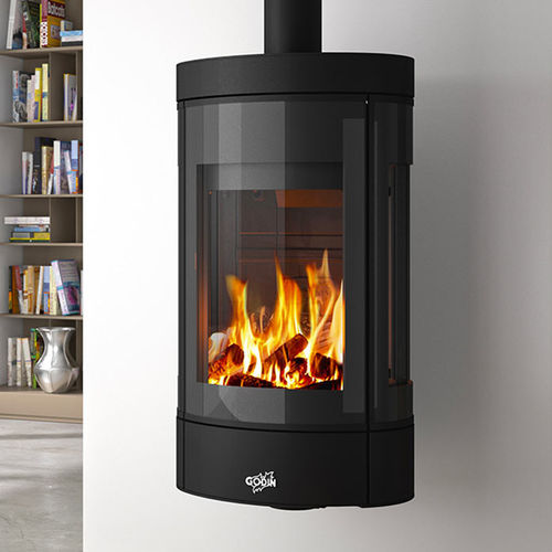 Holz-Kaminofen - LAMANON - GODIN export - 7 kW / hängend / modern
