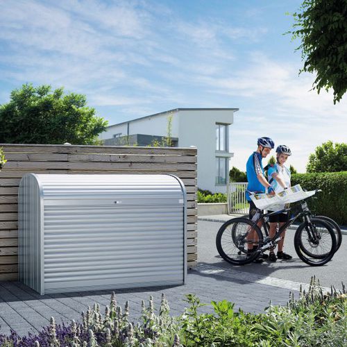 Moderne Truhe - StoreMax - Biohort GmbH - für Garten / galvanisiertem Stahl