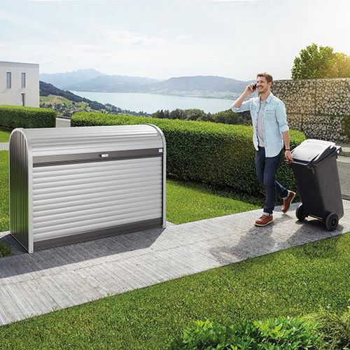 Mülltonnenbox für Privatgebrauch - StoreMax - Biohort GmbH - galvanisiertem Stahl