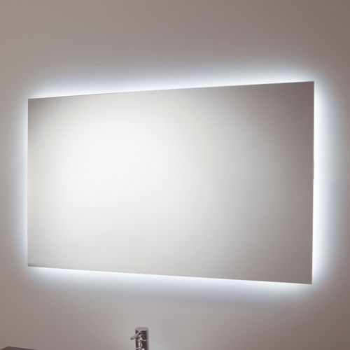 Wandmontierter Spiegel für Badezimmer - E76 - Uraldi - modern / rechteckig / quadratisch