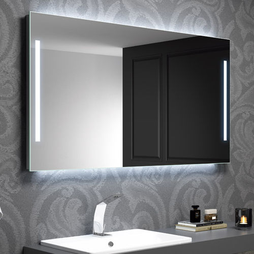 Wandmontierter Spiegel für Badezimmer - E82 - Uraldi - modern / rechteckig / quadratisch