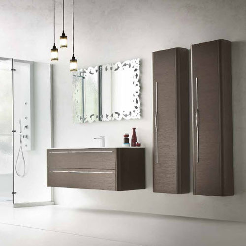 Modernes Badezimmer - AL04 - IDEAL BAGNI - Eiche