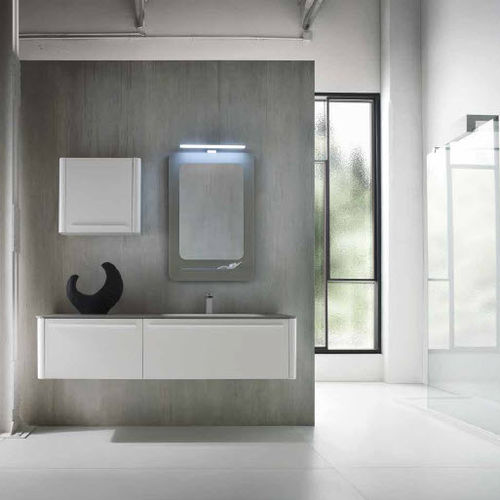 Modernes Badezimmer - AL05 - IDEAL BAGNI - Stein / lackiert