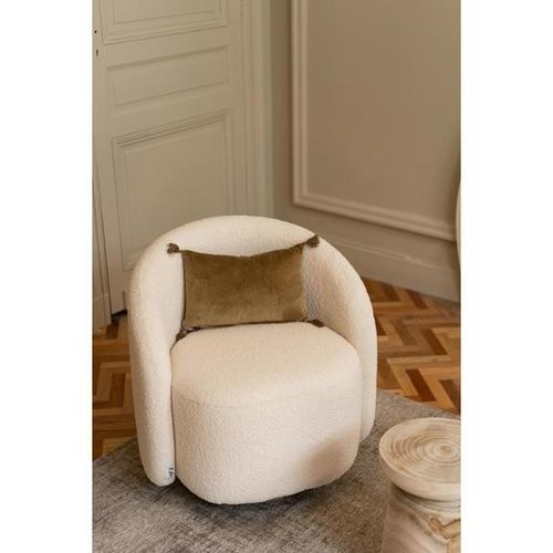 Moderner Sessel - CURL - DUMAINE SIEGES - Kunstleder / Stoff / Samt