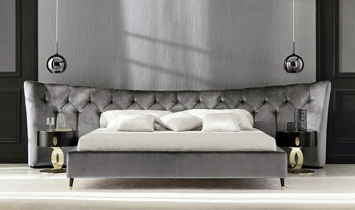 Doppelbett - BUTTERFLY - Opera contemporary - modern / Polster / gepolstertes Kopfteil