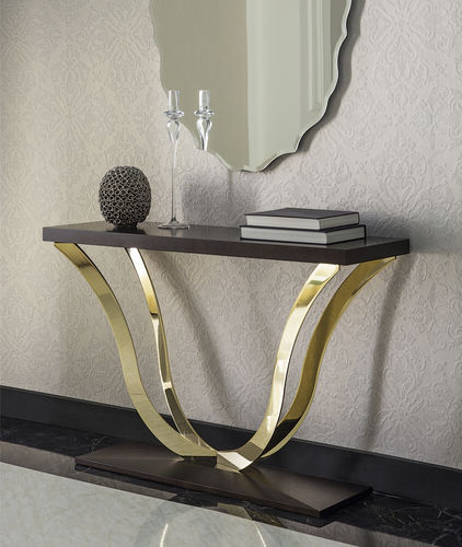 Konsolentisch / Art Deco - TESEO - Opera contemporary - Holz / Metall / rechteckig