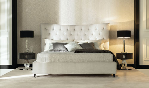 Doppelbett - BERENICE - Opera contemporary - modern / Polster / gepolstertes Kopfteil
