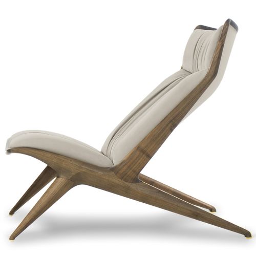 Adirondack-Kaminsessel - AURORA - Opera contemporary - modern / Leder / Massivholz