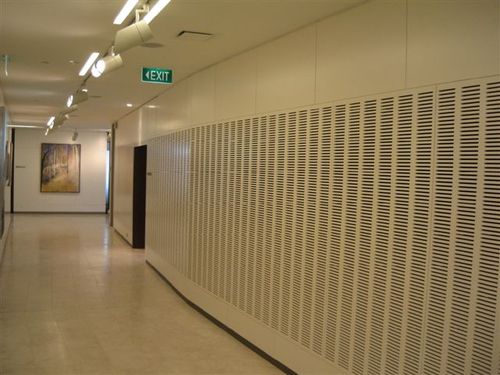 Wandmontierte Akustikplatte - MURANO: SLOTS - Sontext Pty Ltd - für Decke / MDF / rechteckig