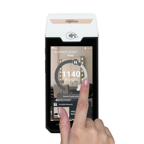 Zahlautomat mit Digitalanzeige - AXIUM DX4000 Desktop - Cortina Atelier - mit Touchscreen / kabellos / WLAN