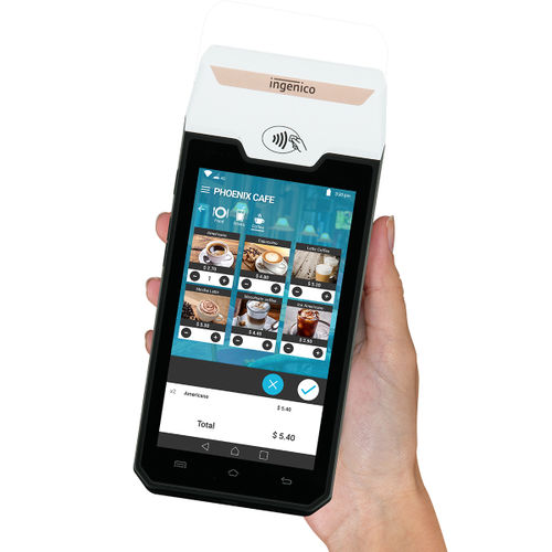 Zahlautomat mit Digitalanzeige - AXIUM DX4000 Portable - Cortina Atelier - mit Touchscreen / kabellos / WLAN