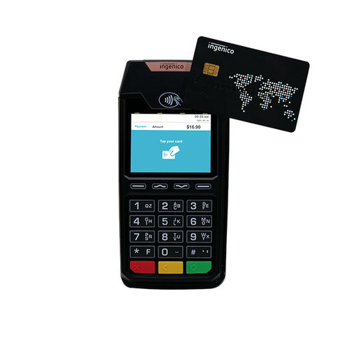 Zahlautomat mit Digitalanzeige - Desk/1700 - Cortina Atelier - mit Kartenleser / mit QR-Code-Scanner