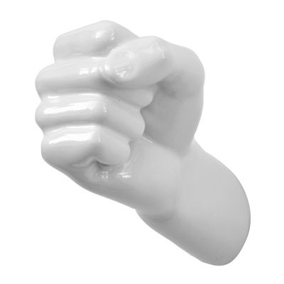 Garderobenhaken / originelles Design - GANCIO DX - Antartidee snc - Harz / individuell