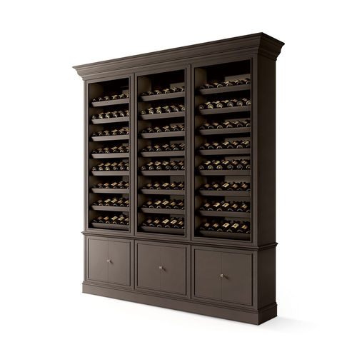 Holz-Flaschenregal - 6102 - CARPANESE HOME - bodenstehend / braun