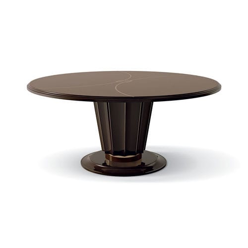 Moderner Tisch - ART. 7006 - CARPANESE HOME - Holz / Gestell aus Holz / rund